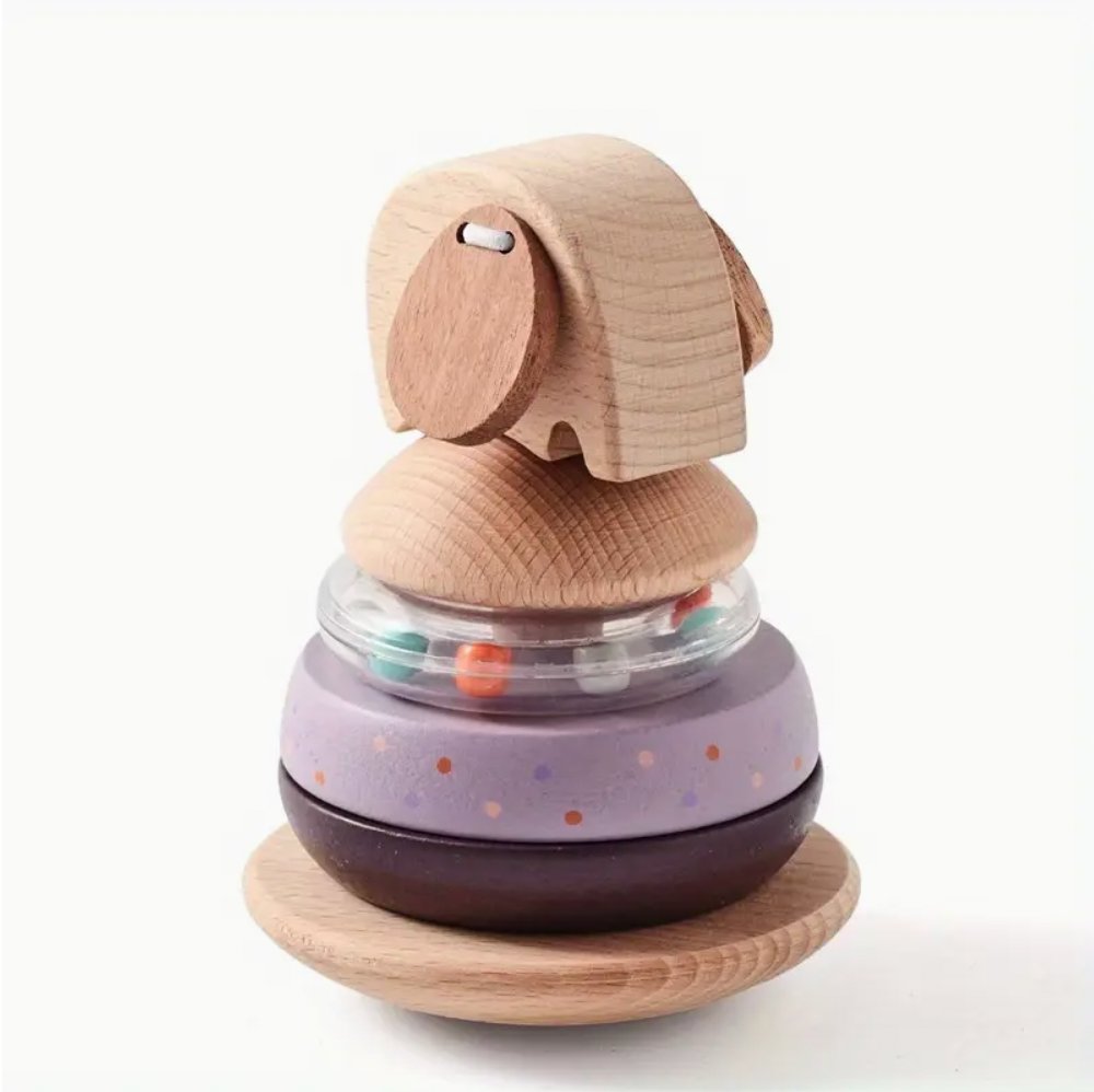 Дерев’яна пірамідка «Слоненя» 🐘