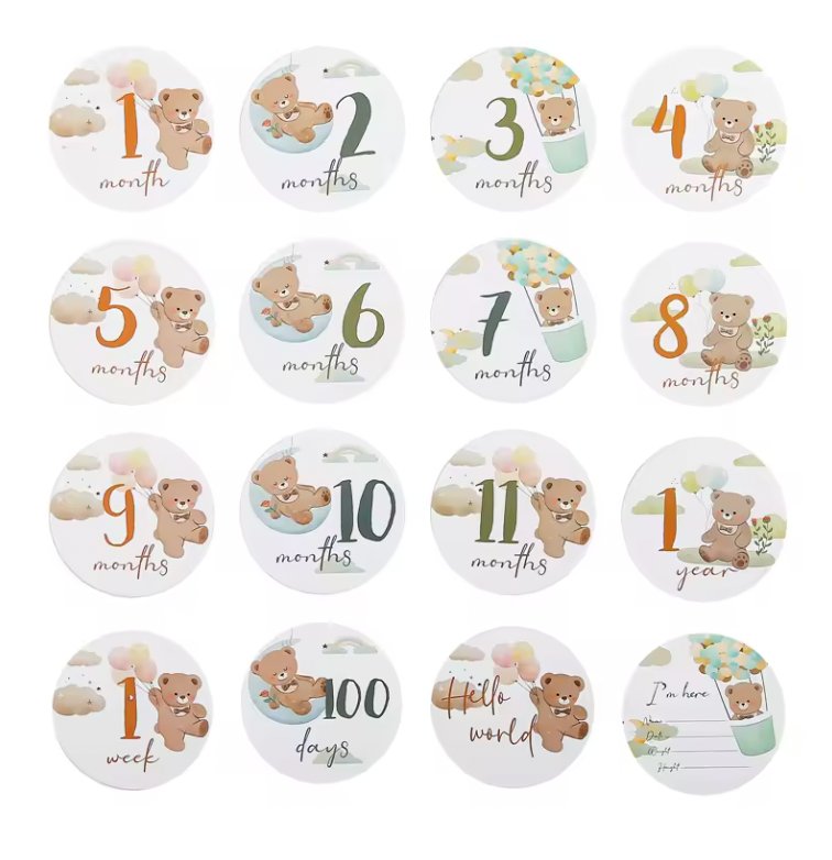 Картки «12 місяців» для фото