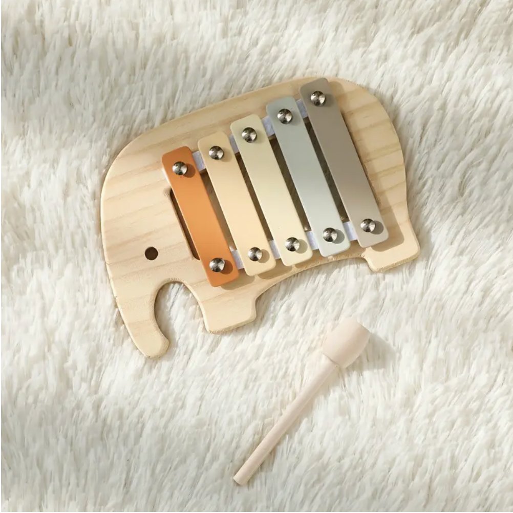 Дерев’яний ксилофон в пастельних кольорах 🎵