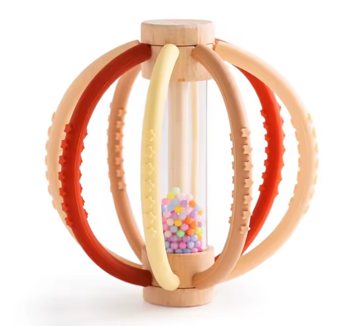 Сферичне дерев’яне брязкальце 🌈