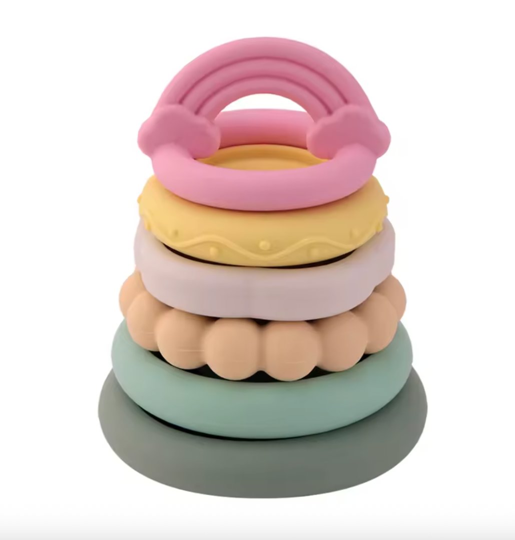 Силіконова пірамідка «Веселка» 🌈