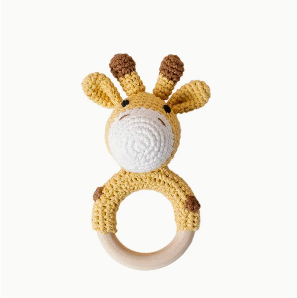 В’язанe брязкальце «Жираф» 🦒